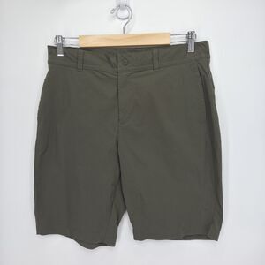 The North Face Mens North Dome Active Short Size 33 Taupe Green Hiking Climbing
